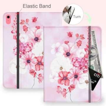 Feams iPad Case for 11th & 10th Gen with Pencil Holder