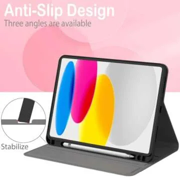 Feams iPad Case for 11th & 10th Gen with Pencil Holder