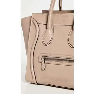 Celine Women's Pre-Loved Mini Luggage Bag, Neutral, Tan, One Size