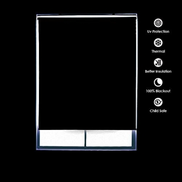 ALLBRIGHT Thermal Blackout Roller Shades Easy to Install