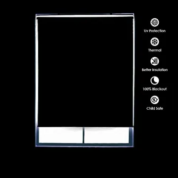 ALLBRIGHT Thermal Blackout Roller Shades Easy to Install