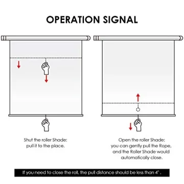 ALLBRIGHT Thermal Blackout Roller Shades Easy to Install