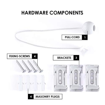 ALLBRIGHT Thermal Blackout Roller Shades Easy to Install