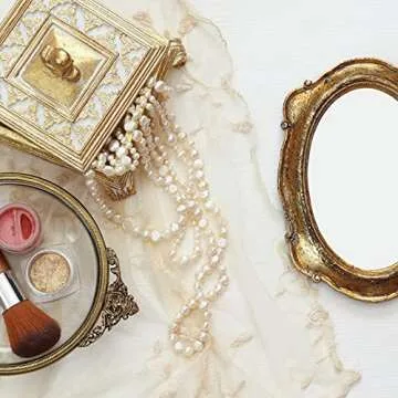 2 Strands 4-5 mm 5-6 mm Natural Freshwater Pearls Beads White Baroque Cultured Irregular Pearls Beads for Jewelry Making for Crafts Necklaces Bracelets Earrings