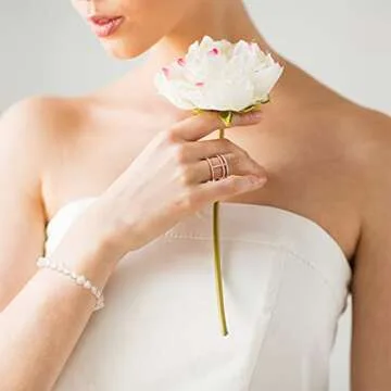 2 Strands 4-5 mm 5-6 mm Natural Freshwater Pearls Beads White Baroque Cultured Irregular Pearls Beads for Jewelry Making for Crafts Necklaces Bracelets Earrings