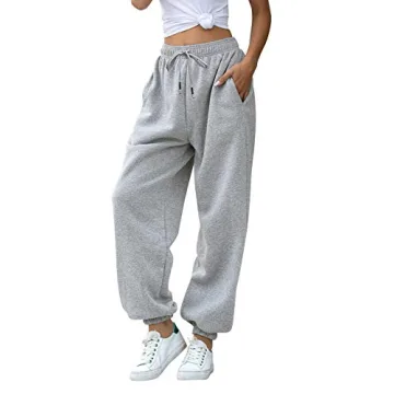 Stylish Basic Black White Sweatpants for Comfortable Wear