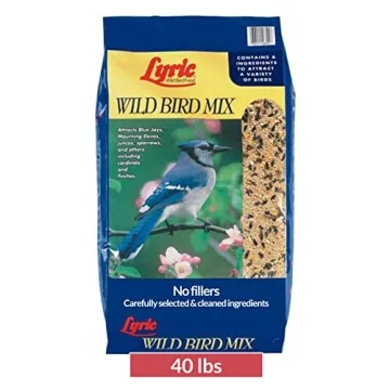Lyric Wild Bird Mix - Premium 40 lb. Bag for Outdoor Bird Feeders