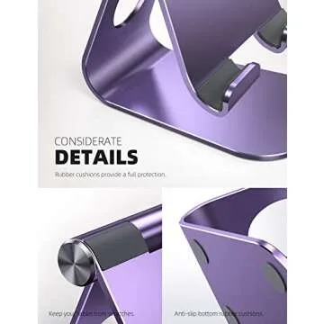 Lamicall Adjustable Tablet Stand for iPad & Phones