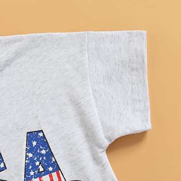 Twopumpkin Baby 4th of July Outfit for Boys & Girls