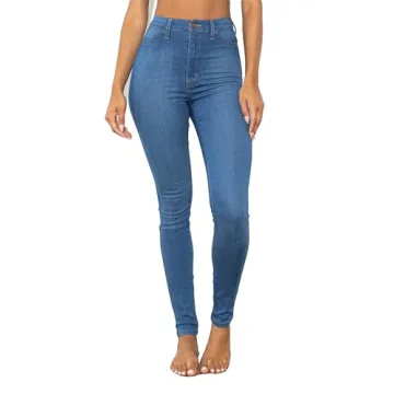 Vibrant Women’s Denim Skinny Jeans – Super Stretch High Waisted Classic Casual Slim Fit Pants VP...