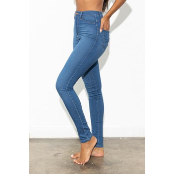 Vibrant Women’s Super Stretch High Waisted Skinny Jeans
