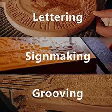 MNA Router Bit Set for Signmaking & CNC Projects