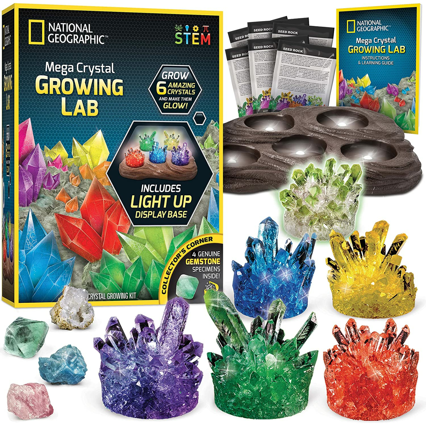 Crystal Growing Lab with Display for Kids