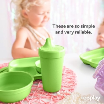 Re-Play Spill Proof Sippy Cups for Toddlers Pack of 4