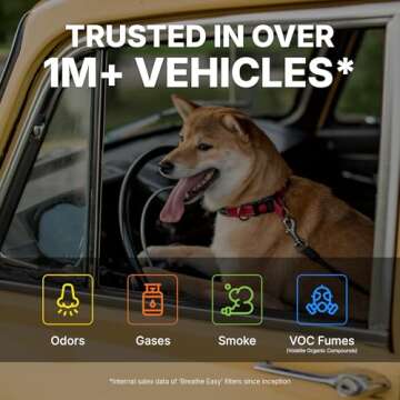 Spearhead Odor Defense Breathe Easy Cabin Filter for Acura/Honda - Lasts 25% Longer with Activated C...