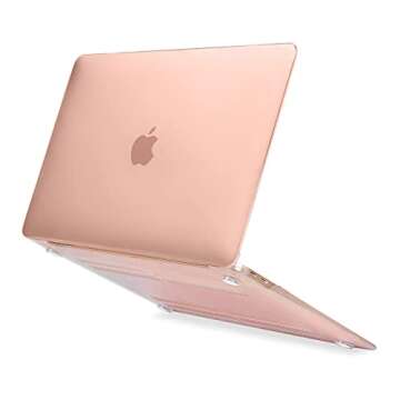 MOSISO Compatible with MacBook Air 13 inch Case 2022, 2021-2018 Release A2337 M1 A2179 A1932, Plastic Hard Shell&Keyboard Cover&Screen Film&Storage Bag for MacBook Air 13.3 inch Case, Transparent