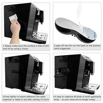 Nearockle Cord Organizer for Kitchen Appliances - 2 Pack