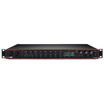 Focusrite Scarlett 18i20 3rd Gen USB Audio Interface and Gator Frameworks Short Weighted Base Microp...