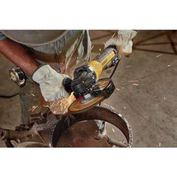 DEWALT Angle Grinder, RAT Tail, 7-Inch, 13-Amp (DWE43840CN)