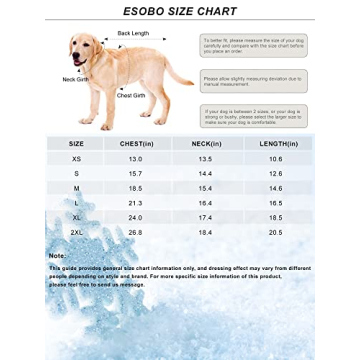 Esobo Fashion Winter Dog Warm Coat - Stylish & Warm Gear