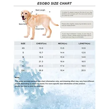Esobo Fashion Winter Dog Warm Coat - Stylish & Warm Gear