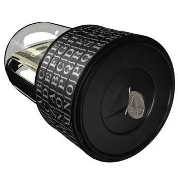 Puzzle Pod Cryptex - Brain Teaser Puzzle & Coin Bank