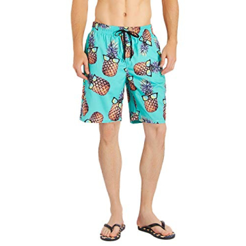 Loveternal Pineapple Beach Swim Trunks Quick Dry Style