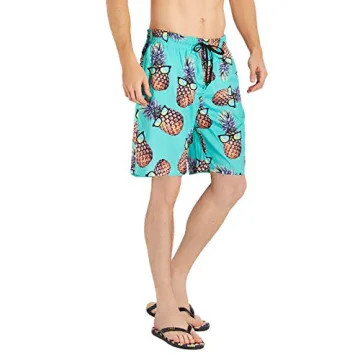 Loveternal Pineapple Beach Swim Trunks Quick Dry Style