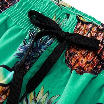 Loveternal Pineapple Beach Swim Trunks Quick Dry Style