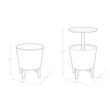 Keter Cool Bar Drink Table