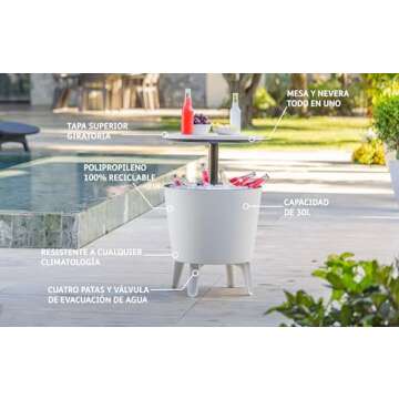 Keter Cool Bar Drink Table