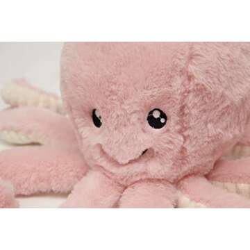 lapeche Plush Cute Octopus Dolls Soft Toy Stuffed Marine Animal for Boys Girls Birthday Presents (Pink, 16")