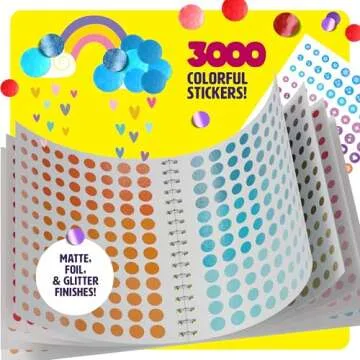 Dan&Darci Dot Sticker Art Kit for Kids 2-6 Years