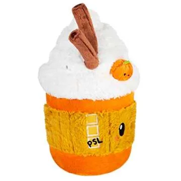 Squishable / Mini Comfort Food Pumpkin Spice Latte 7" Plush - The Perfect Autumn Gift!