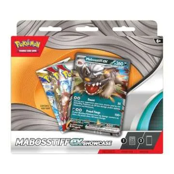 Pokémon TCG: Mabosstiff EX Showcase Box - Exclusive Card & Booster Packs
