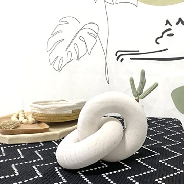 Handmade Wooden Ring - Chic Home Decor Statement Piece