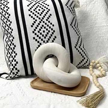 Handmade Wooden Ring - Chic Home Decor Statement Piece