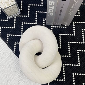 Handmade Wooden Ring - Chic Home Decor Statement Piece