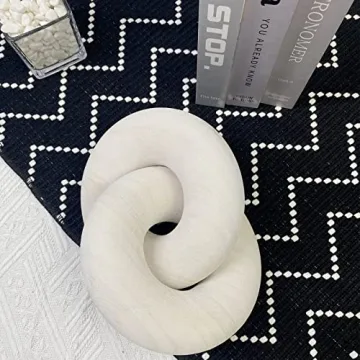 Handmade Wooden Ring - Chic Home Decor Statement Piece