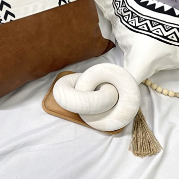 Handmade Wooden Ring - Chic Home Decor Statement Piece