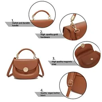 Stylish SHUIANGRAN Crossbody Bag for Modern Women