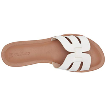 Stylish Monika Flat H-Band Slide Sandal by The Drop