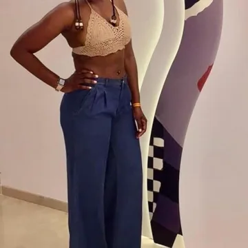 Shop wonuu Women Summer Crochet Top Bralette in Khaki