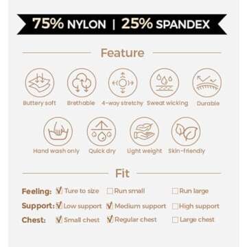 Aoxjox Women's Workout Sports Bras Twist Front Fitness Padded Training Gym Bra Yoga Crop Lola Tank Top (White, Small)