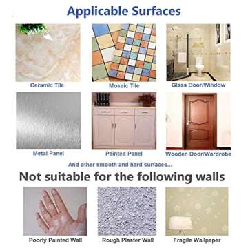 BODINGTAI Wall Hooks, Self Adhesive Hooks, Clear Plastic Reusable Heavy Duty Hook No Trace No Scratch Waterproof and Oilproof for Kitchen Bathroom Storage Room Office. (Clear 10 Pack)