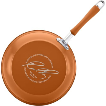 Rachael Ray Cucina Nonstick Cookware Set 12 Piece Pumpkin Orange