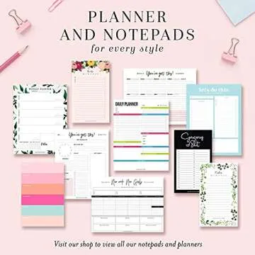 Bliss Collections Monthly Planning Pad, To Do List Notebook - Undated Tear-Off Sheets Notepad - Work Calendar, Organizer, Scheduler for Goals, Tasks - Simple (Pink), 12" x 18", 18 Sheets