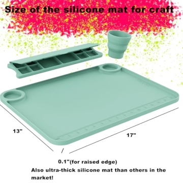 Svartur Silicone Artist Mat - Perfect for Artists of All Ages