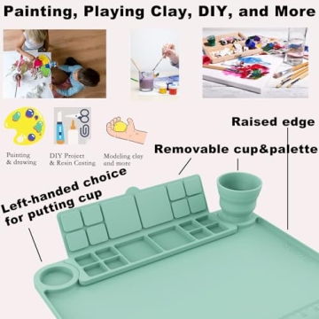 Svartur Silicone Artist Mat - Perfect for Artists of All Ages