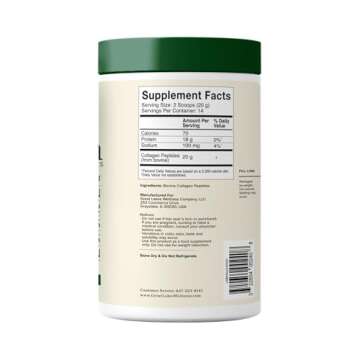 Great Lakes Wellness Collagen Peptides Powder for Skin, Hair, Nails, Joints & Digestion - Unflavored...